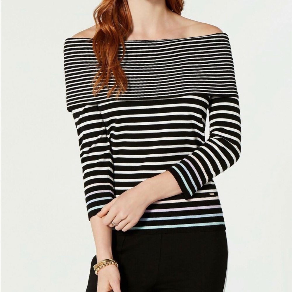 Tommy Hilfiger Off The Shoulder Sweater